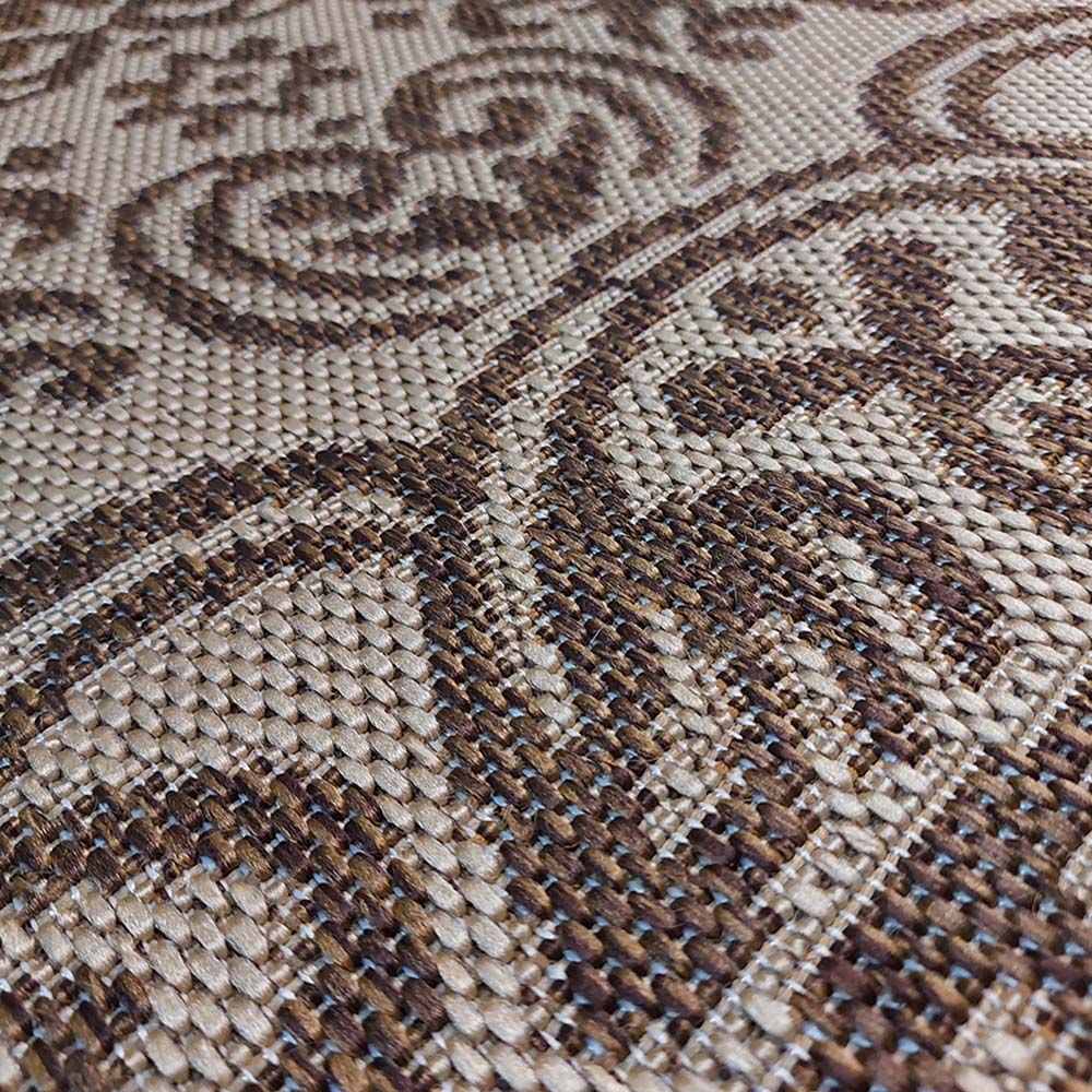 Tapete Sisal Eco Nature Real 87 Bege-Marrom 1,00X1,50M