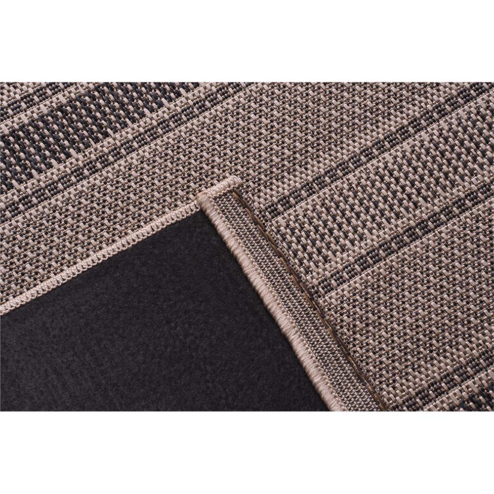 Tapete Sisal Eco-Nature Riscas 77 Bege-Chumbo 0,50X0,80M