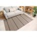 Tapete Sisal Eco-Nature Riscas 77 Bege-Chumbo 2,50X3,00M