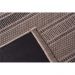 Tapete Sisal Eco-Nature Riscas 77 Bege-Chumbo 2,50X3,00M