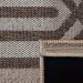 Tapete Sisal Eco Nature Trancado 87 Bege-Marrom 1,33x1,90M