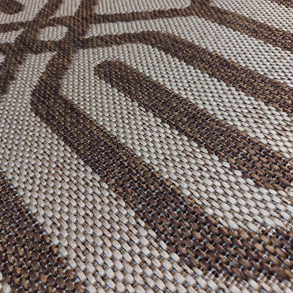 Tapete Sisal Eco Nature Trancado 87 Bege-Marrom 1,33x1,90M