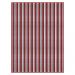 Tapete para Sala Atlantis Listras 10 Vermelho 2,00X3,00M