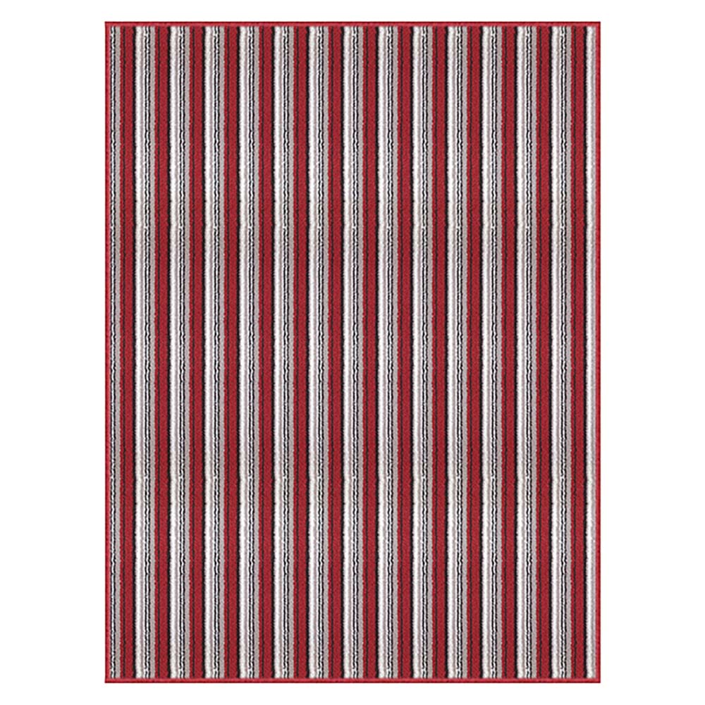 Tapete para Sala Atlantis Listras 10 Vermelho 2,00X3,00M