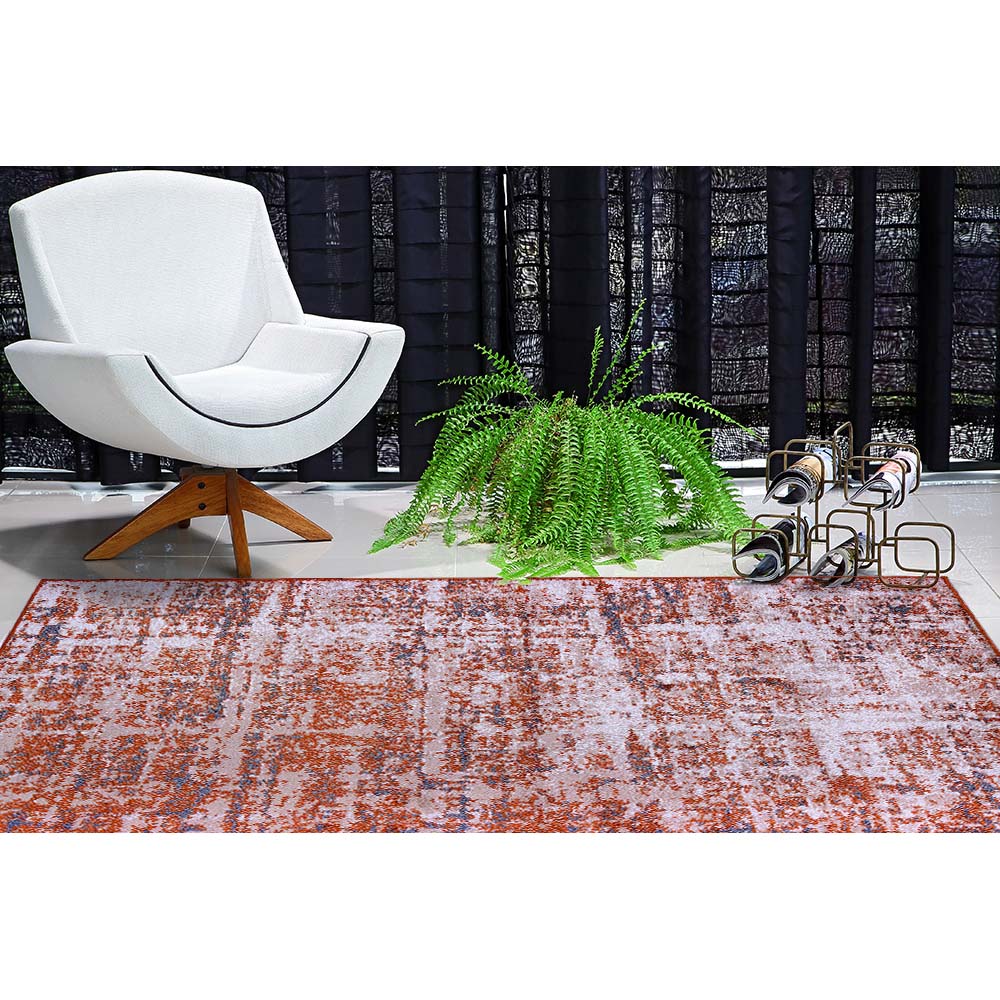 Tapete para Sala Classic Bahamas 13 Laranja 2,00X3,00M