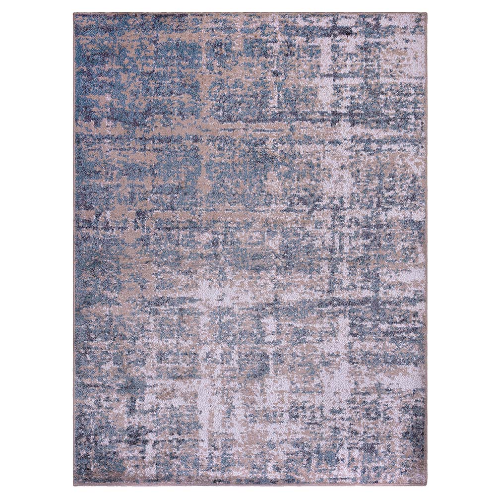 Tapete para Sala Classic Bahamas 9 Creme-Azul 1,50X2,00M