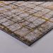Tapete para Sala Classic Maldivas 17 Chumbo-Ouro 1,00X1,50M