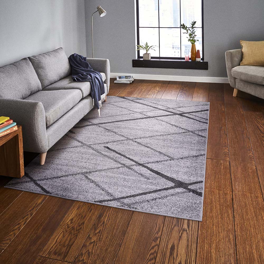 Tapete para Sala Classic Rhodes 04 Gelo 2,00X2,50M