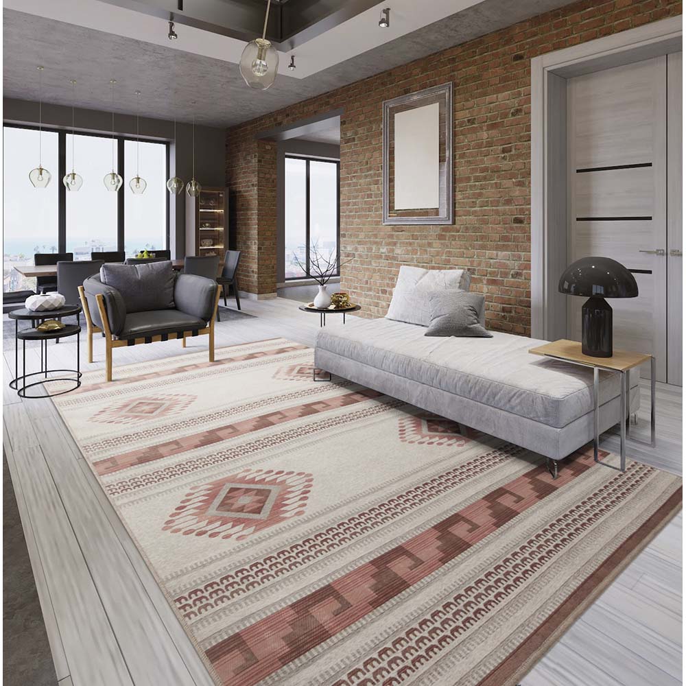 Tapete para Sala Funcional Asteca 35 Taupe 2,00X2,50M