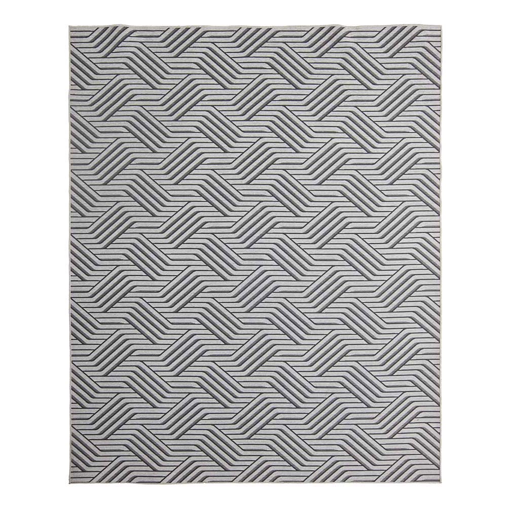 Tapete para Sala Funcional Azulejo 51 Cinza 2,00X3,00M