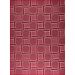 Tapete para Sala Funcional Corrente 10 Vermelho 1,00X1,50M