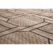 Tapete para Sala Funcional Corrente 72 Bege 2,00X3,00M