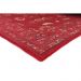 Tapete para Sala Funcional Medalhao 10 Vermelho 1,00X1,50M