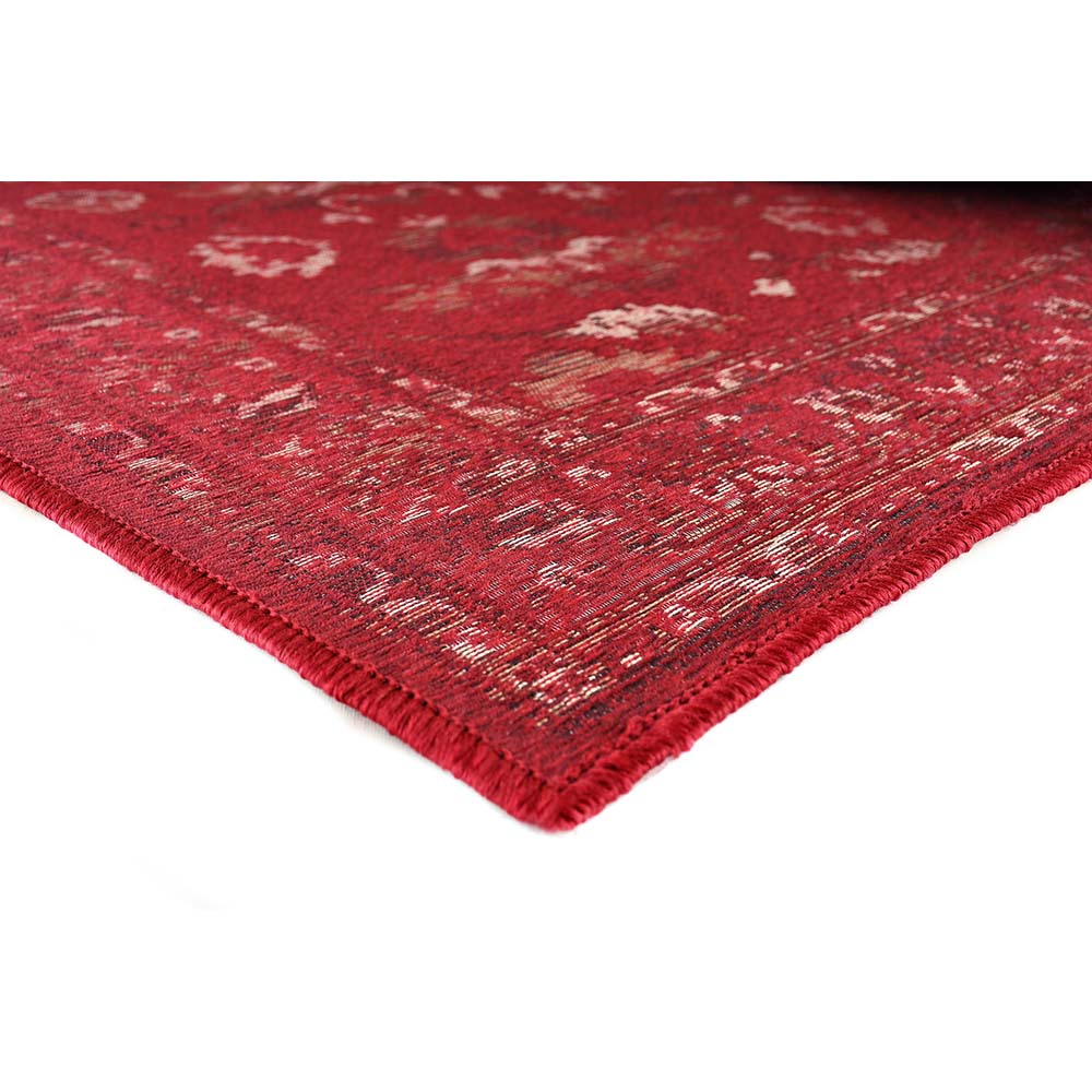 Tapete para Sala Funcional Medalhao 10 Vermelho 1,00X1,50M