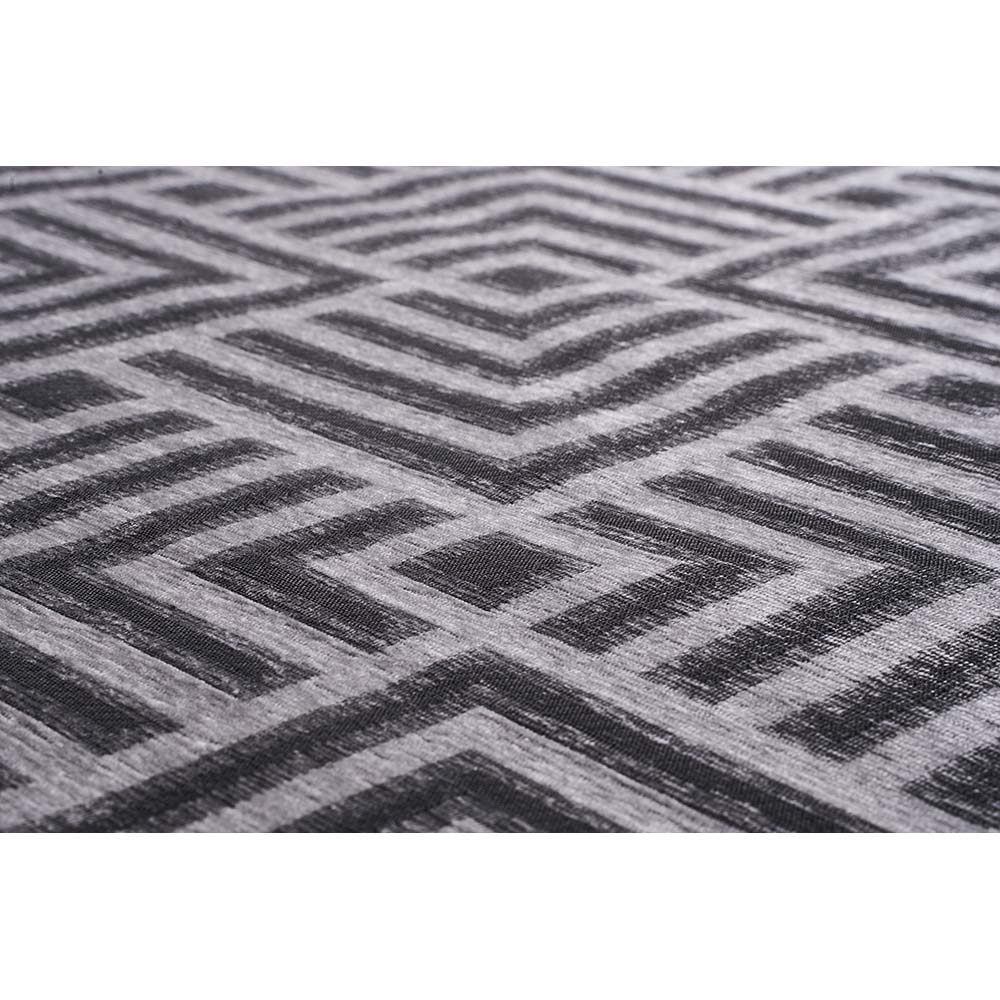 Tapete para Sala Funcional Tabuleiro 51 Cinza 1,00X1,50M