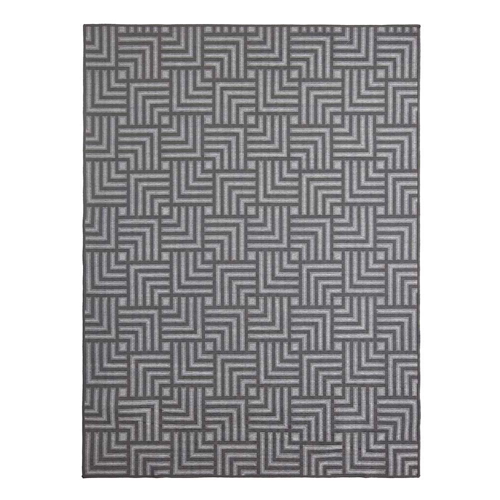 Tapete para Sala Funcional Tabuleiro 56 Chumbo 1,00X1,50M