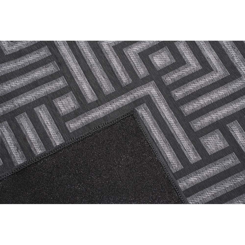 Tapete para Sala Funcional Tabuleiro 56 Chumbo 1,00X1,50M