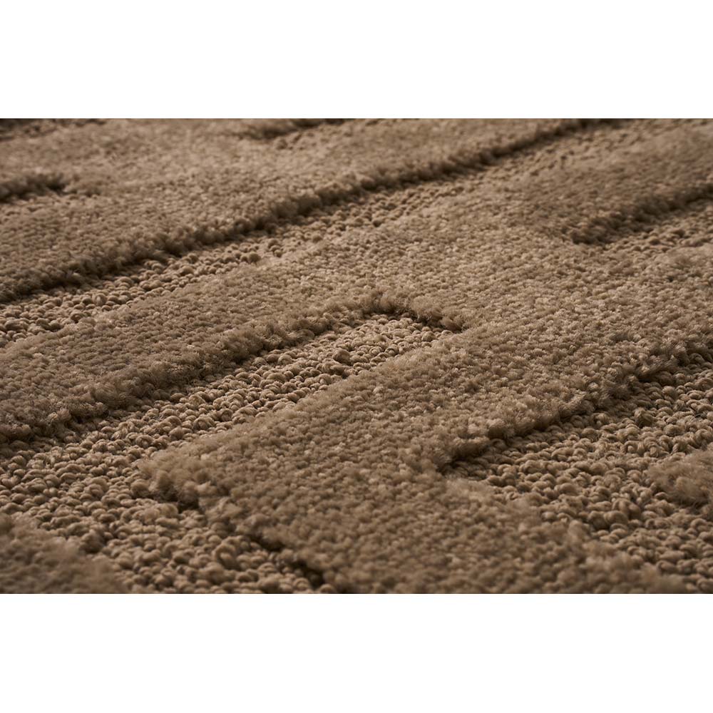 Tapete para Sala Realce Eden 03 Creme Cotton 1,50X2,00M
