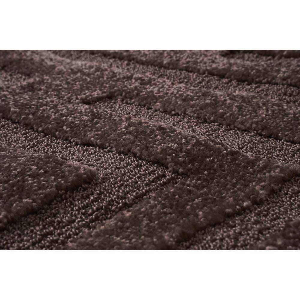 Tapete para Sala Realce Eden 35 Taupe 1,00X1,50M