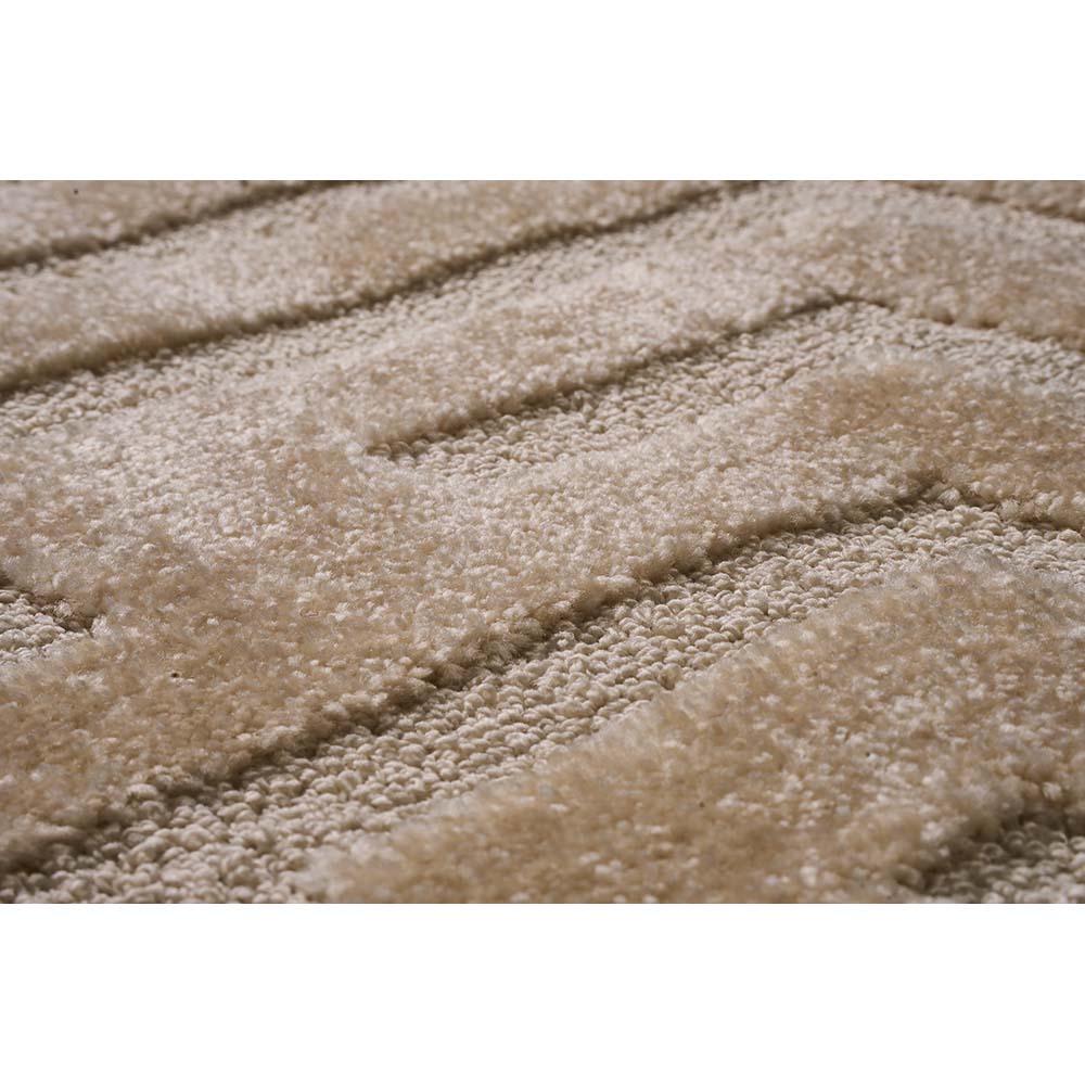 Tapete para Sala Realce Eden 60 Areia 1,50X2,00M