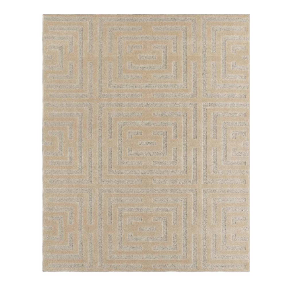 Tapete para Sala Realce Eden 60 Areia 2,00X3,00M