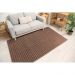Tapete para Sala Realce Listras 35 Taupe 2,00X3,00M