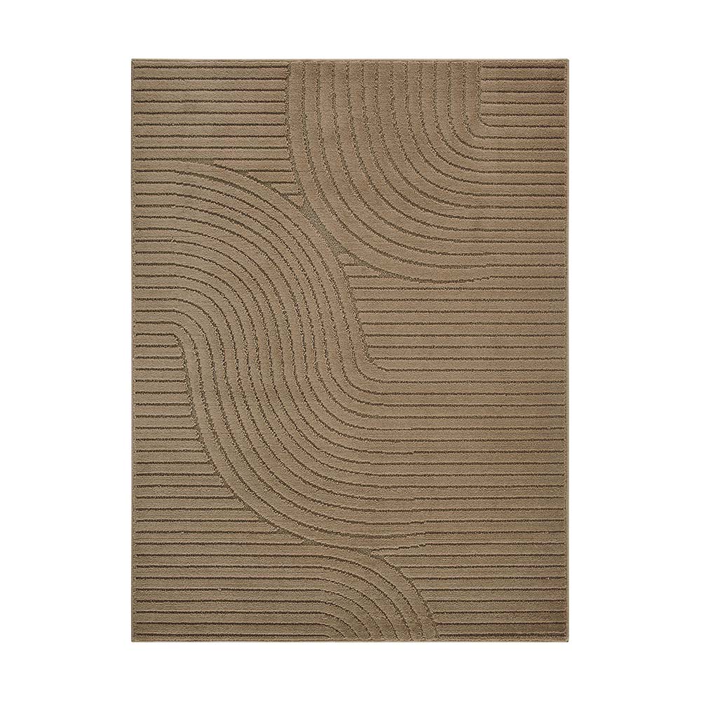 Tapete para Sala Realce Sand 03 Creme Cotton 1,50X2,00M