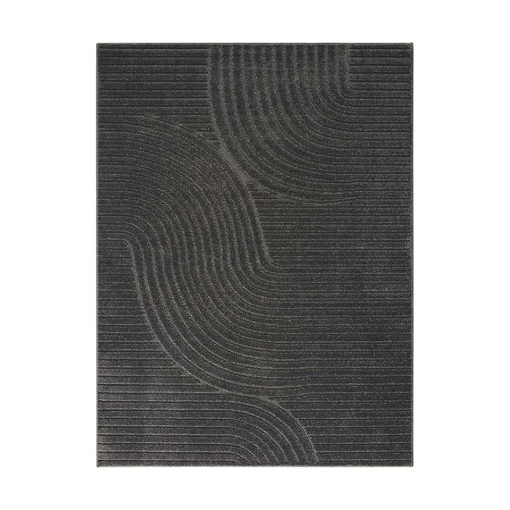Tapete para Sala Realce Sand 52 Grafite 2,00X2,50M