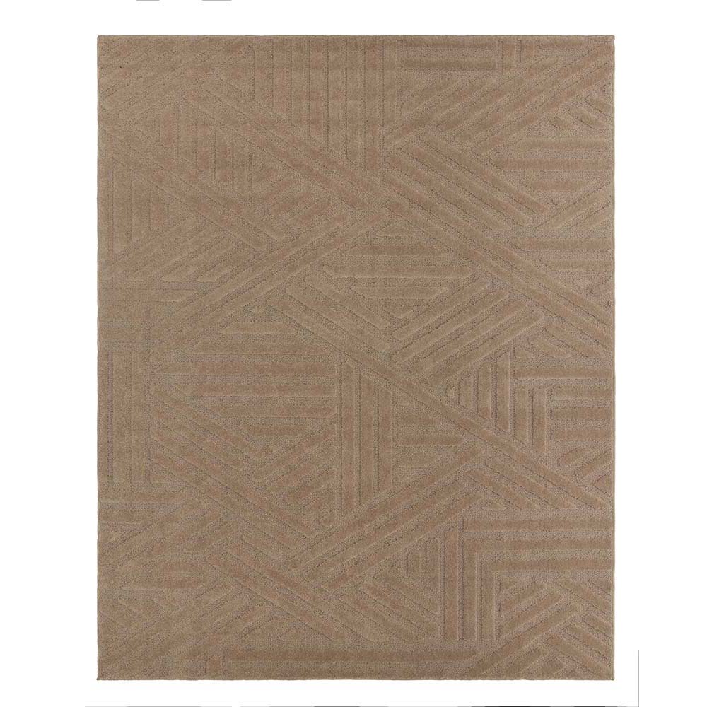 Tapete para Sala Realce Trama 03 Creme Cotton 2,50X3,00M