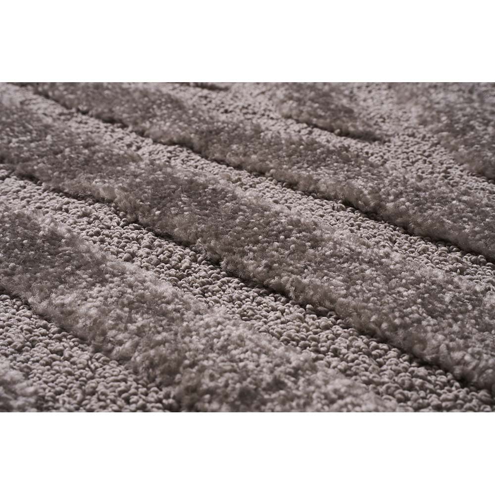 Tapete para Sala Realce Trama 51 Cinza 2,00X3,00M