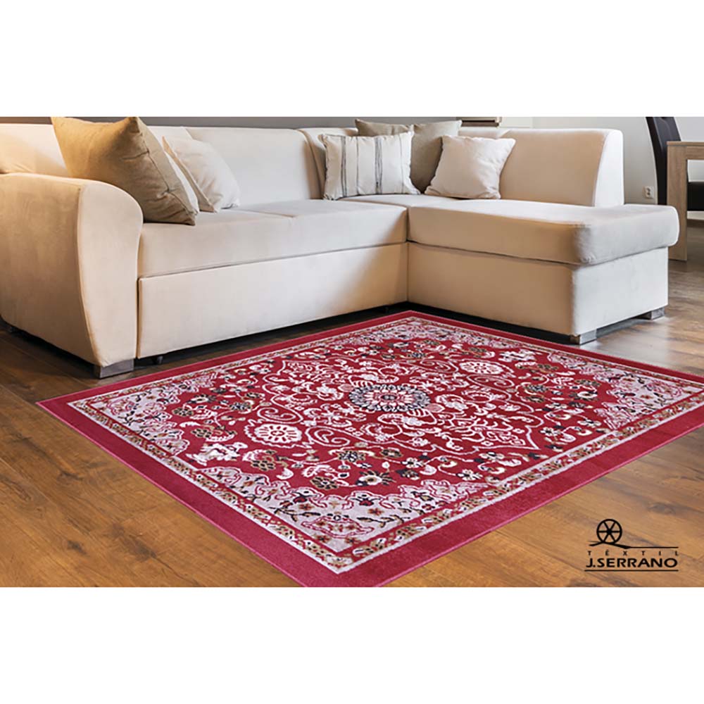 Tapete para Sala Renaissance Atenas 10 Vermelho 1,50X2,00M