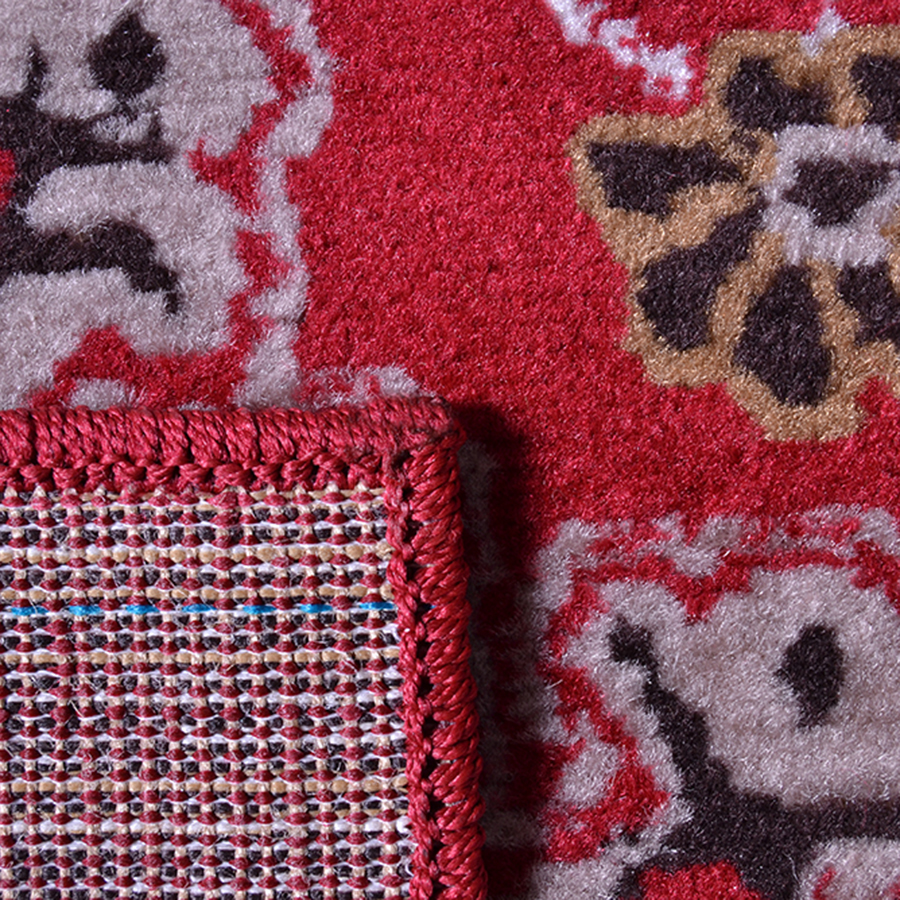 Tapete para Sala Renaissance Atenas 10 Vermelho 2,00X2,50M