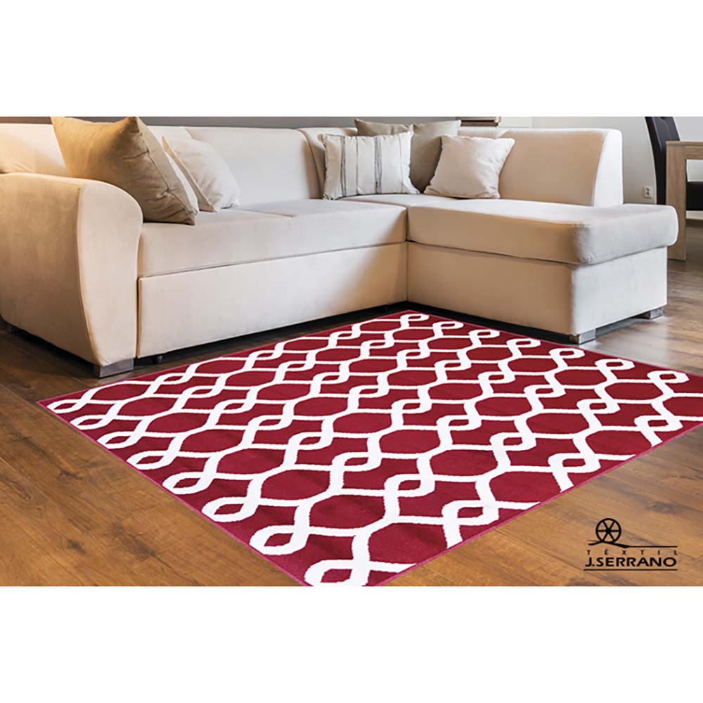 Tapete para Sala Renaissance Dublin 10 Vermelho 1,00X1,50M