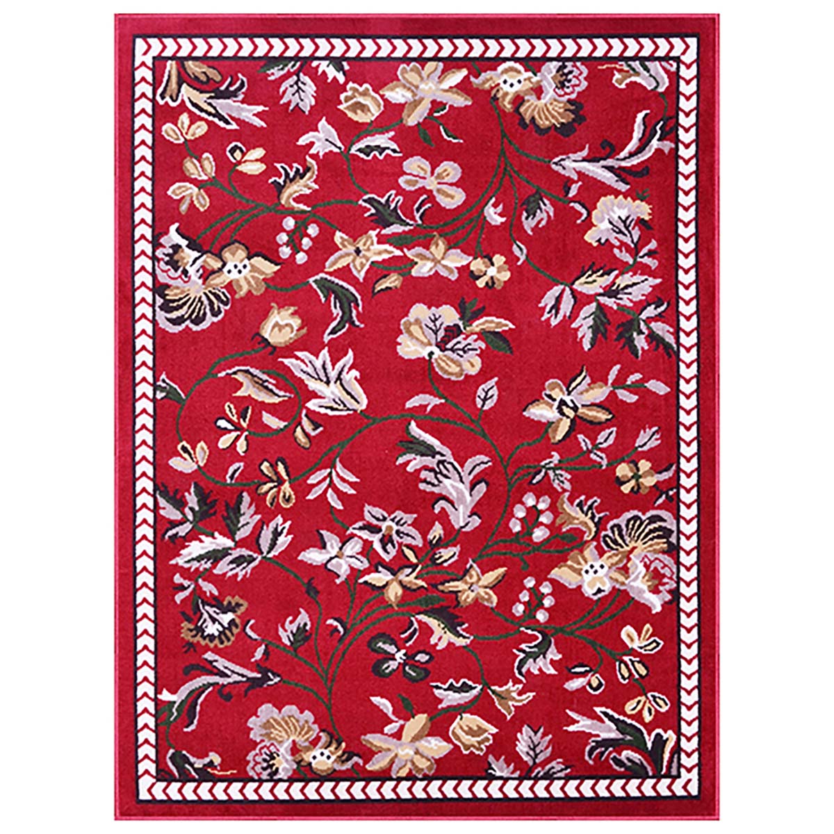 Tapete para Sala Renaissance Genebra 10 Vermelho 1,00X1,50M