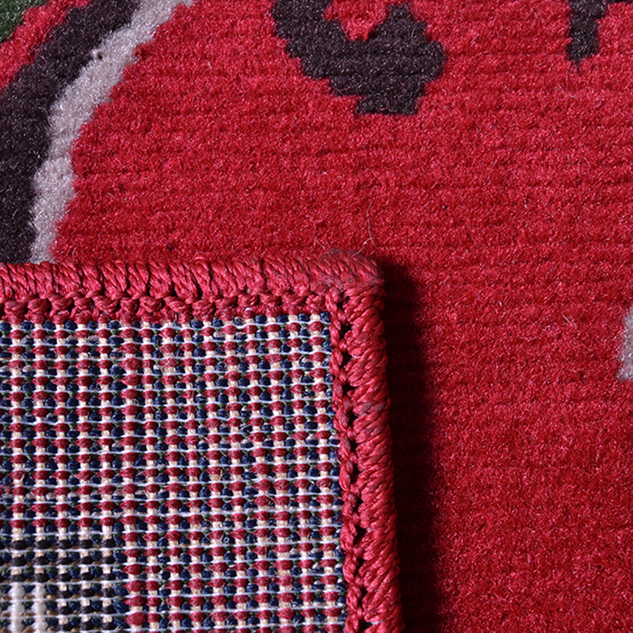 Tapete para Sala Renaissance Genebra 10 Vermelho 1,00X1,50M