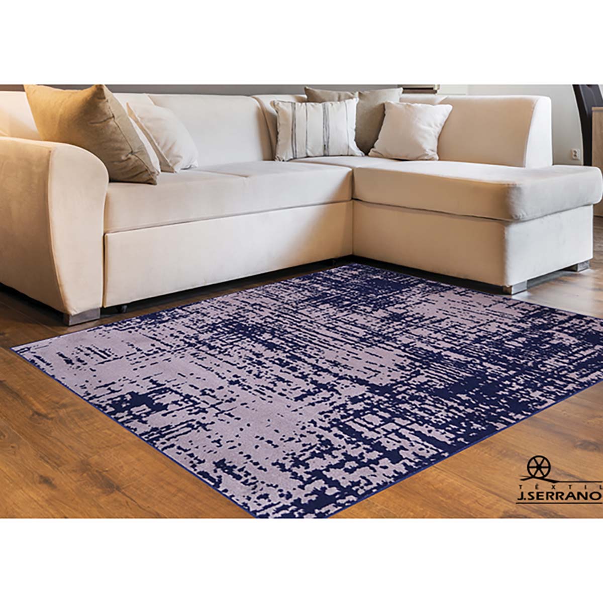 Tapete para Sala Renaissance Roma 20 Azul 1,00X1,50M