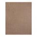 Tapete para Sala Sisal Buzios Canto 70 Marrom 2,00X3,00M