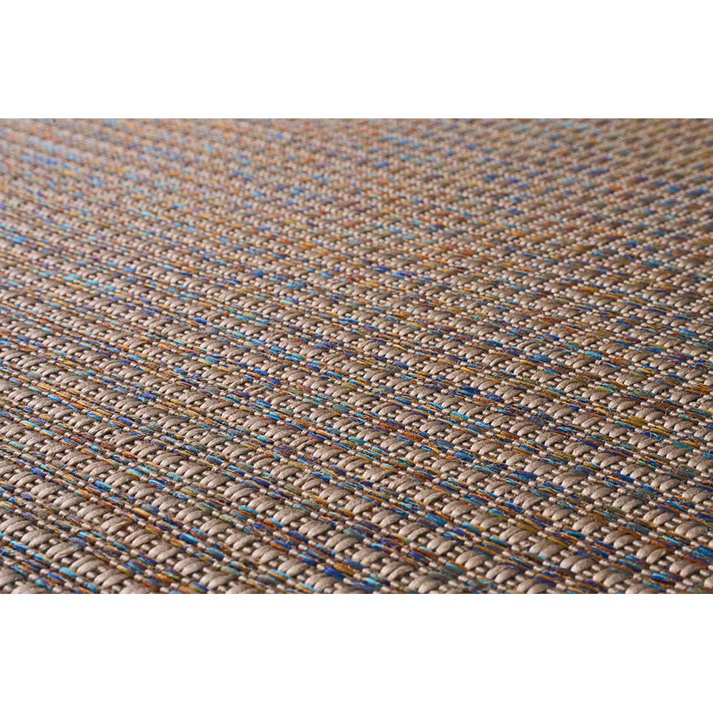 Tapete para Sala Sisal Buzios Lual 73 Bege-Azul 2,50X3,00M