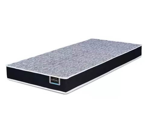 Base Cama Baú Solteiro Branca Bicama Multiuso com Base Auxiliar 2 Gavetas e 3 Prateleiras + 1 Colchão de Espuma D28
