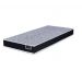 Base Cama Baú Solteiro Branca Multiuso Com 2 Gavetas e 3 Prateleiras  + 1 Colchão De Espuma D28 - 188X88
