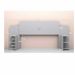 Cabeceira Queen Size Branca de Madeira Com 2 Mesa Lateral com Prateleiras Cabeceira p/ Cama Base Box 1,58 Acp