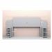 Cabeceira Queen Size de Madeira Com 2 Mesa Lateral com Prateleiras Cabeceira p/ Cama Base Box 1,58 Acp