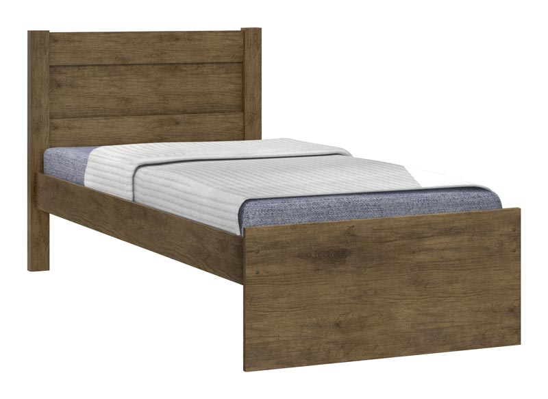 Cama Solteiro Prisma Jequitibá - JeA Móveis