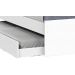 Cama Solteiro com Auxiliar Prisma Branco - JeA Móveis