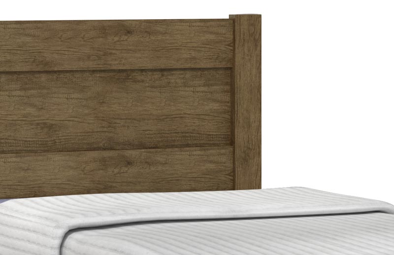 Cama Solteiro com Auxiliar Prisma Jequitibá - JeA Móveis