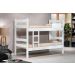 Kit Beliche De Solteiro Branca com Escada Madeira Reforçada 100% Mdf + 1 Colchão de Espuma D28 Solteiro