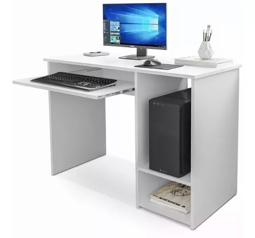 Mesa Escrivaninha para Notebook Computador Com Espaço Cpu Suporte Para Teclado Ig