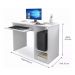 Mesa Escrivaninha para Notebook Computador Com Espaço Cpu Suporte Para Teclado Ig