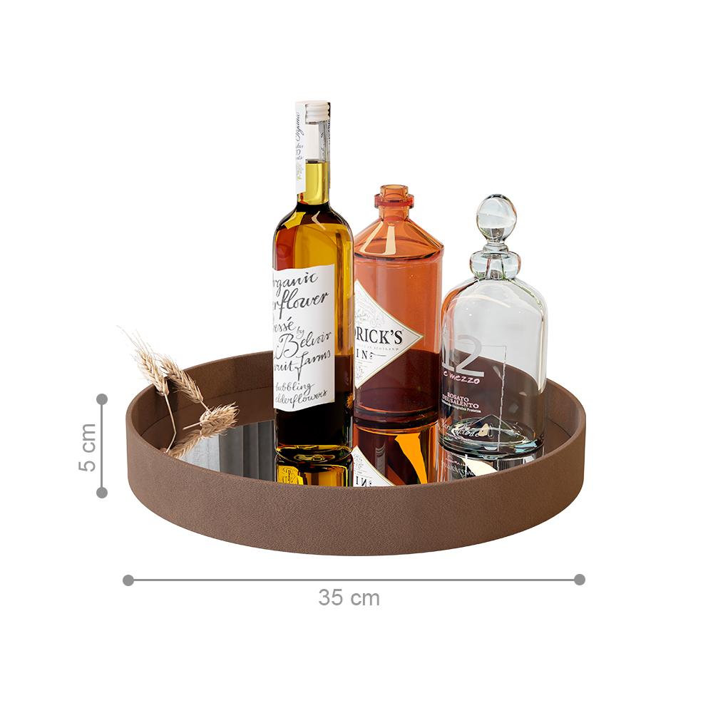 Bandeja para Bebidas Redenção Castanho