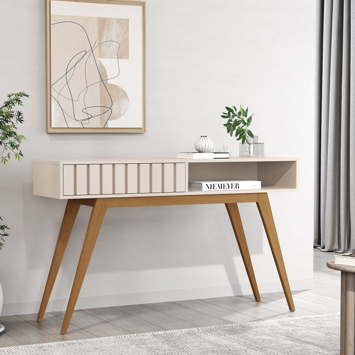 Buffet Aparador Acai Off White - Moveis JB